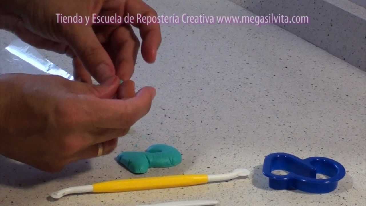 Como modelar un Globo de Fondant en Forma de Número. Megasilvita.com