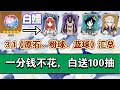 【原神】史上最强版本！3.1全福利汇总一分钱不花白送100抽，助你白嫖五星角色！周年庆妮露赛诺温迪阿贝多#冰糖小堃