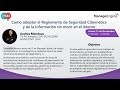 Como adoptar el Reglamento de Seguridad Cibernética y de la Información sin morir en el intento