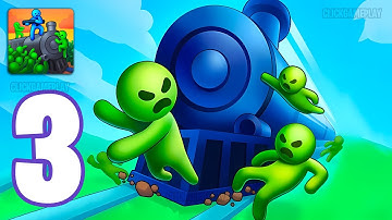 Train Defense: Zombie Game Gameplay Walkthrough Part 3 - Tutorial Defeat Zombie War (Android,iOS)