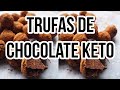 🍫🥃 KETO CHOCOLATE TRUFFLES WITH BOURBON | TRUFAS DE CHOCOLATE KETO CON BOURBON | Manu Echeverri