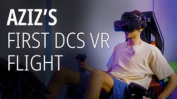 Aziz Takes Flight in DCS for the First Time with Pimax Crystal Super