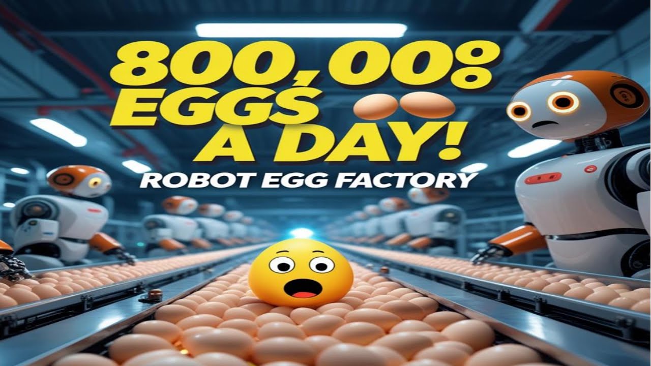 How an Egg Factory Produces 800,000 Eggs a Day – You Won’t Believe the Process!