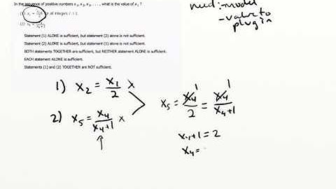 Two Major Points for Dealing with GMAT Sequences Questions