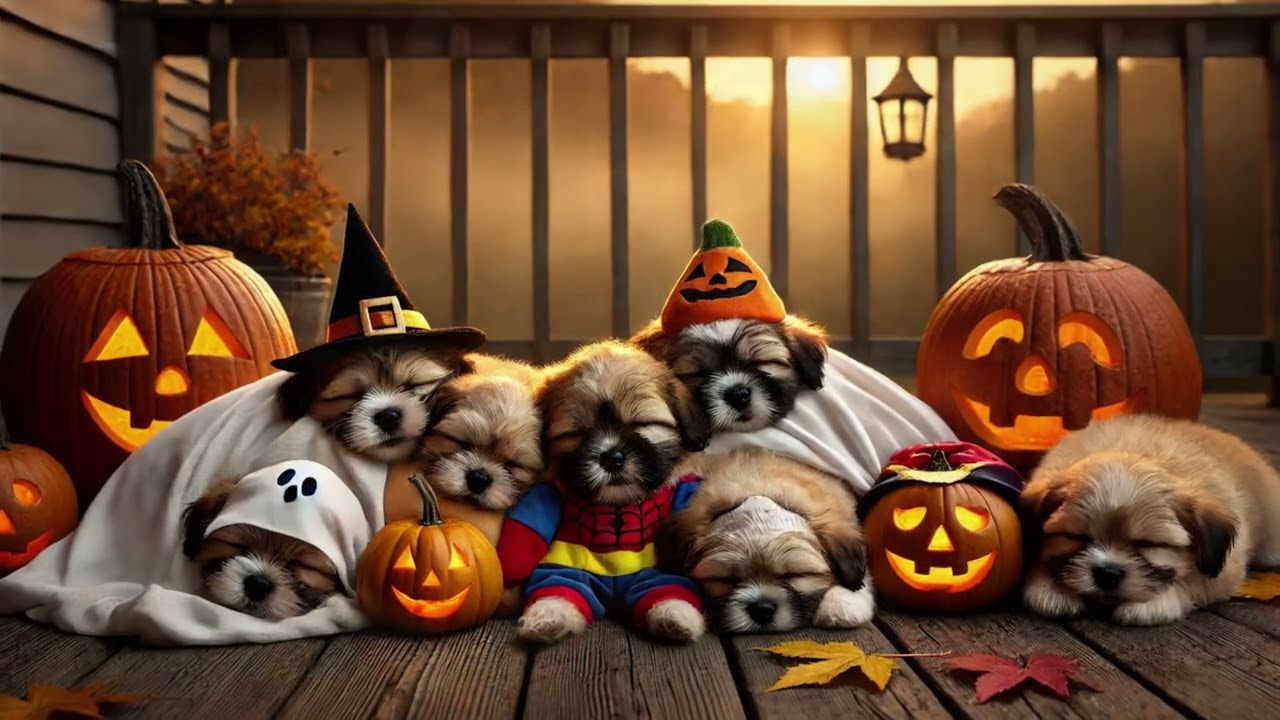 🎃 Paws and Pumpkins – A Cozy Halloween Song | Offstage Echo