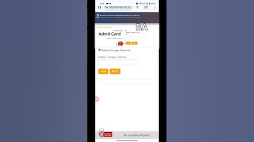 MJPRU BA Admit Card 2024 - mjpru.ac.in एमजेपीआरयू बीए एडमिट कार्ड 2024 Admit card 2024