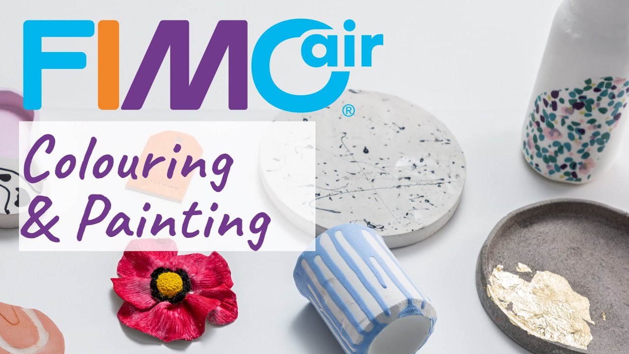 Colour and paint FIMOair objects