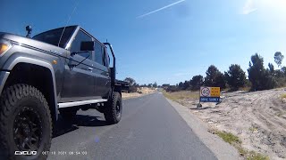 OFFROADN close pass into oncoming traffic
