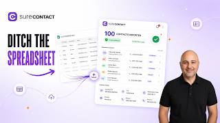 How to Move Your Contacts From a Spreadsheet to SureContact CRM