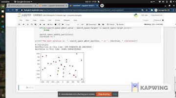 Particle Swarm Optimization (PSO) with Python in 5 minutes