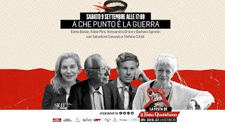 "A che punto è la guerra", live con Elena Basile, Fabio Mini, Alessandro Orsini e Barbara Spinelli