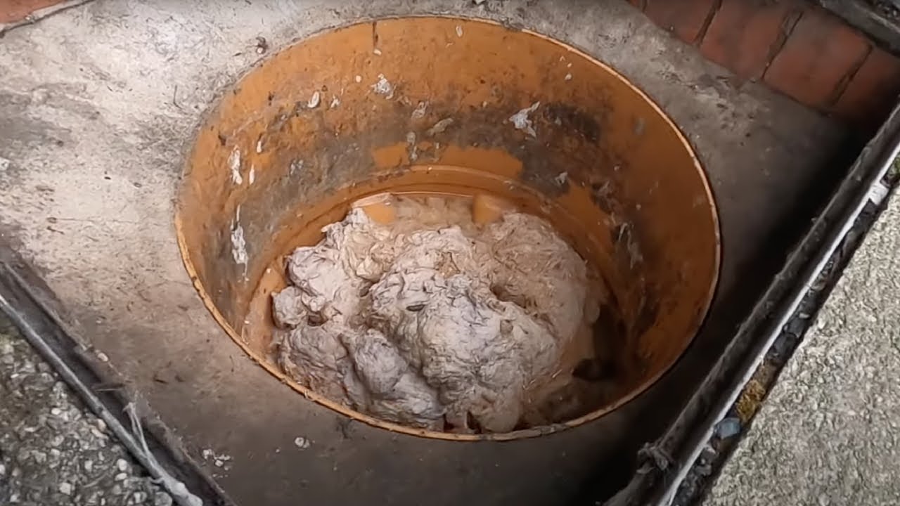 McDonald's Sewage Blocked Manholes Very Satisfying Complete With