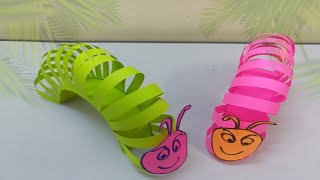 Paper Worm Making | DIY Paper Craft | Origami Worm