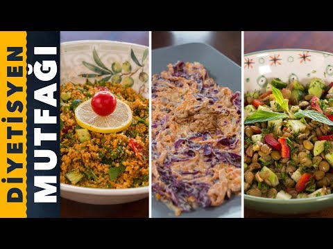 Video: Yeni 2019 için EN İYİ 8 diyet salatası