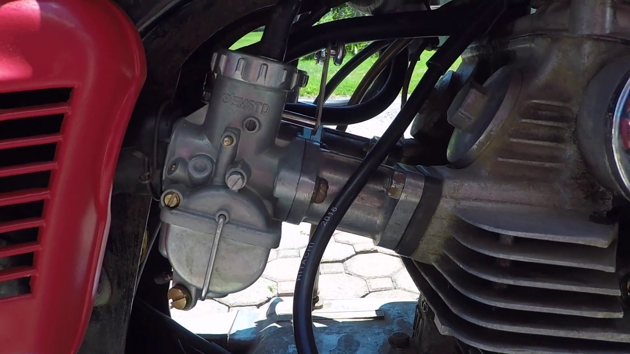 Honda CB175 Chinese OEMSTD carburetor review YouTube