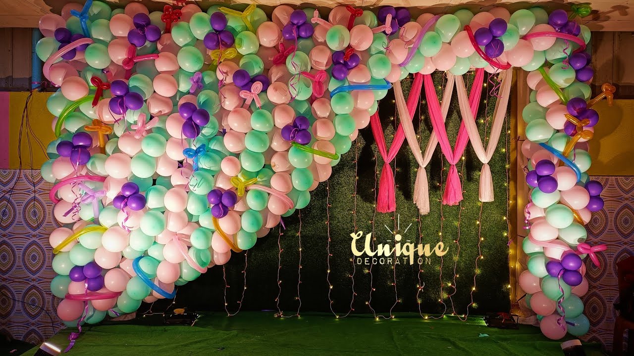 Annaprashan Decoration // Balloon decoration ideas // New Catlog //
