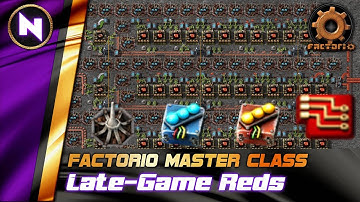 Late Game ADVANCED (RED) CIRCUITS with Modules and Beacons | Factorio Tutorial/Guide/How-to