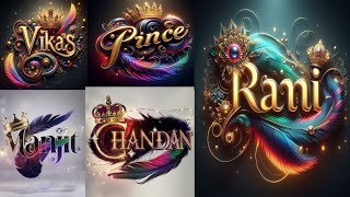 How To Create 3D Ai Name Girl and boy Name Image | Style  Name Video Editing | Bing Image Creator screenshot 5