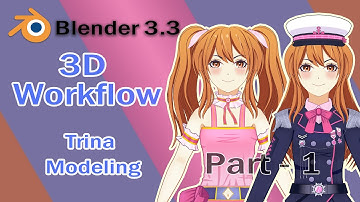 Trina Deuhart 3D Modeling Timelapse - Part 1 Modeling & UV @TrinaDeuhart