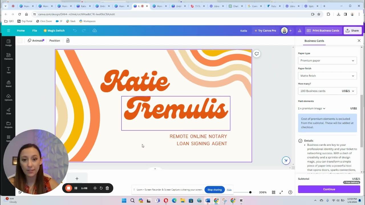 Making Business Cards Canva vs Vistaprint YouTube