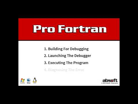Absoft Fx3 Debugger : Violations d'accès à la mémoire