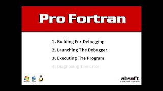 Absoft Fx3 Debugger : Violations d'accès à la mémoire
