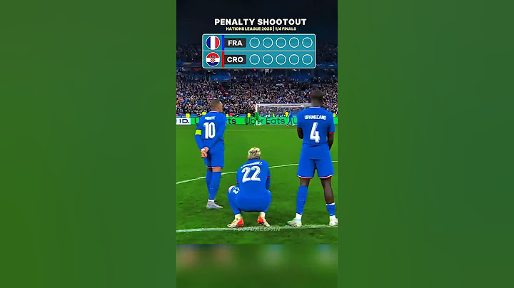 France vs Croatia 🔥 Penalty Shootout | Nations League 2025 | 1/4 Finals