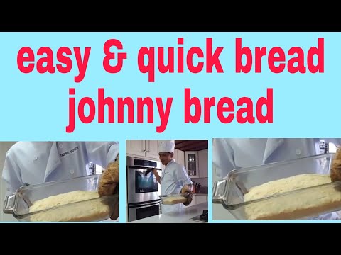 How to make easy bread..johnny bread... good for stew, souses, and soup