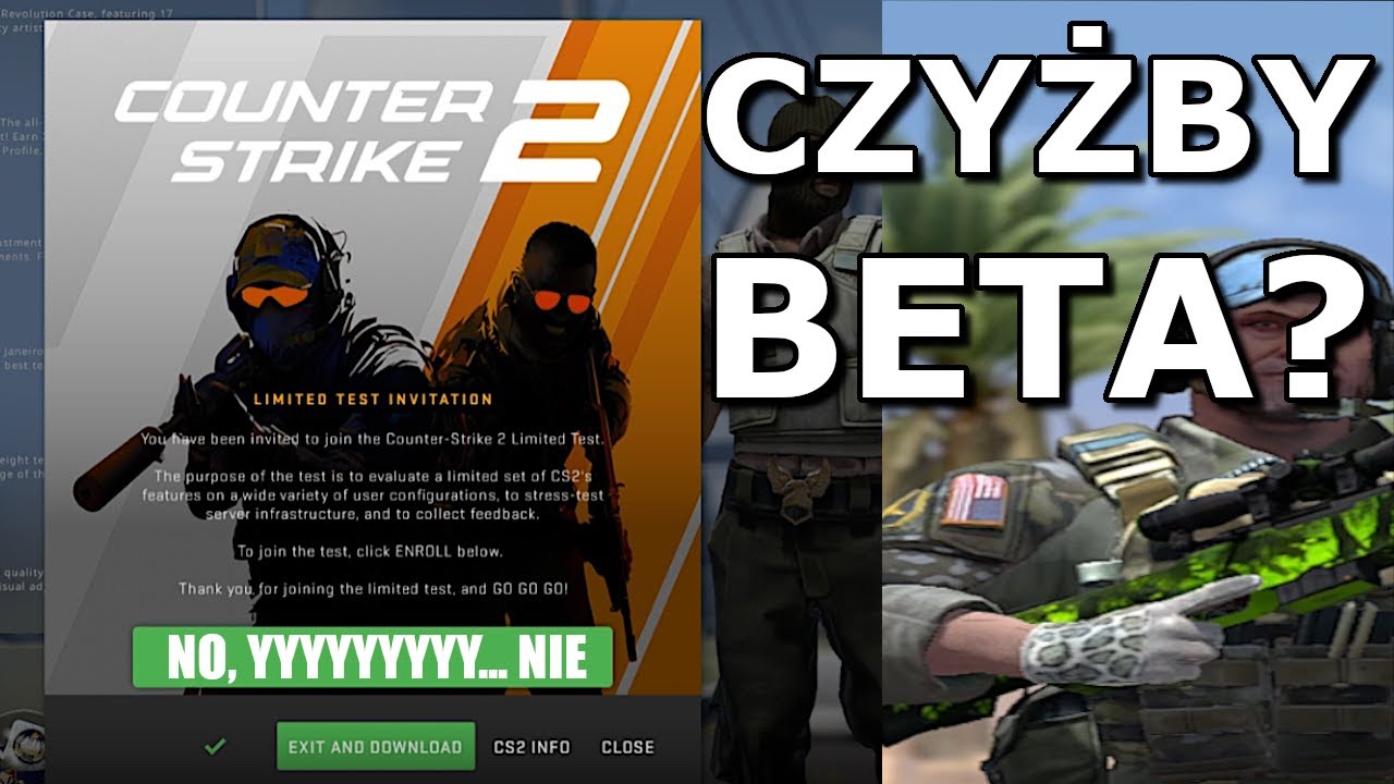 Cs2 Beta Test CZY DZIŚ BĘDZIE BETA CS2? *sprawdź steam* - YouTube