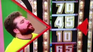 Guy On The Price Is Right Wins 25000 Spinning The Wheel 
