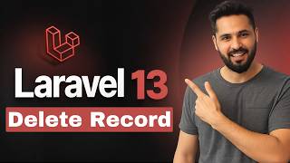 Laravel 13 Tutorial #44 Delete Record from Database | Delete Data Using Model & ID