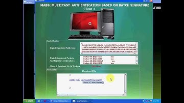 Multicast Authentication Based on Batch Signature project