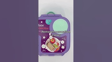 How to label your lunch box