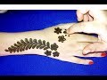 Most easy trick mehndi design for Hand | How to apply arabic Shade mehndi with Hand