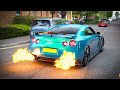 Tuner Cars Leaving Car Show - GT Tuners Club Meet