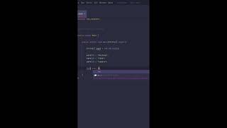 How to make arrays in java #shorts