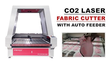 2024 Best CO2 Laser Fabric Cutter with Automatic Feeder and CCD Camera