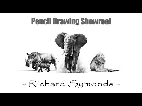 Richard Symonds Artist - Pencil drawing showreel