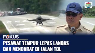 Download Lagu Pesawat Tempur Lepas Landas dan Mendarat di Jalan Tol | Fokus MP3