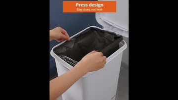 Joybos® Slim Step On Pedal Plastic Trash Can Kit F26