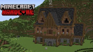 Minecraft Hardcore Lets Play Ep 3 - Building My First Home!