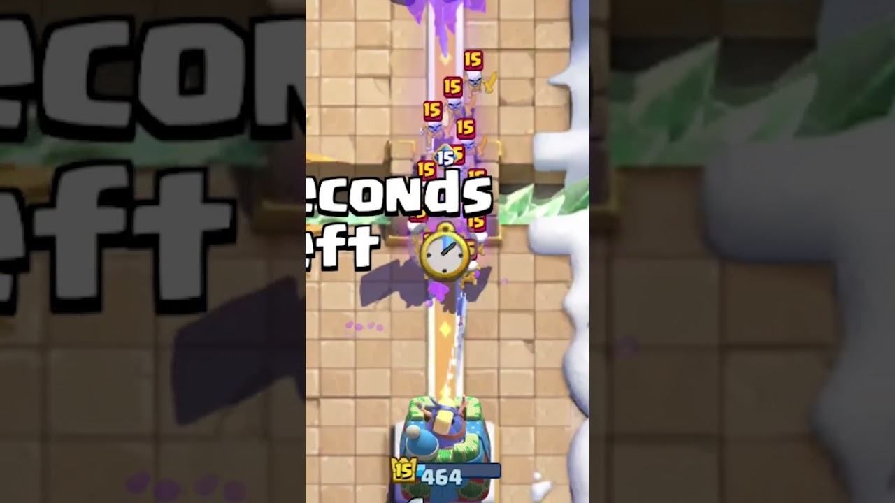 the skeleton army was wiped out with mega knights