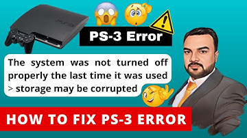 How to Fix PS3 Error | Storage May be Corrupted | Step by Step Guide | Best PS3 Games #changayshah