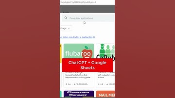 COMO FAZER A INTEGRAÇÃO DO CHAT GPT COM O GOOGLE SHEETS?