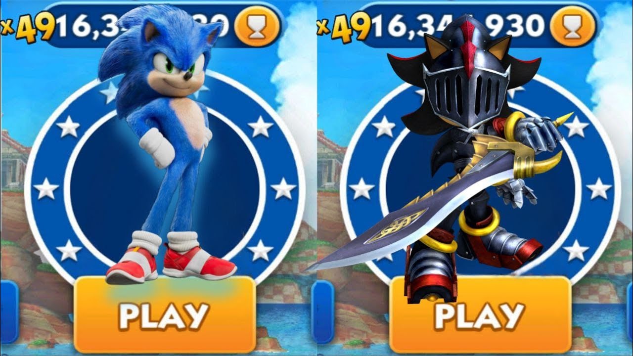 Sonic Dash VS New character _ Movie Sonic vs All Bosses Zazz Eggman ...