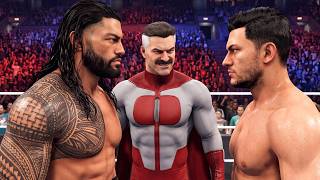 Roman Reigns Vs Omniman Vs Rocky WWE 2K26 screenshot 1