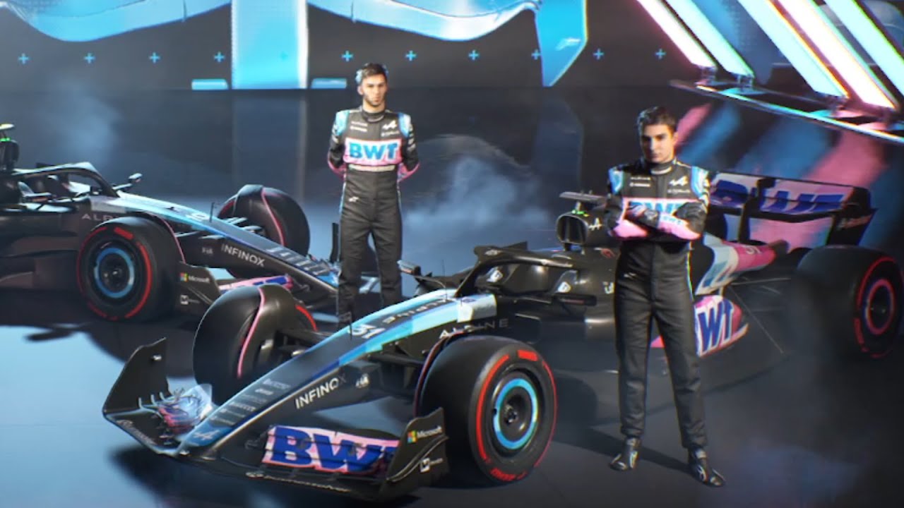 TRAILER ALPINE SUR F1 MANAGER 24 (nouvelle aventure commence)