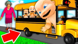 STEALING A SCHOOL BUS WITH FRIENDS! screenshot 5