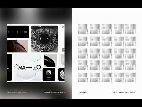 B-01 Bento Looped Animated Templates, a Social Media Template by William Hansen (Thumbnail 7 of 7)