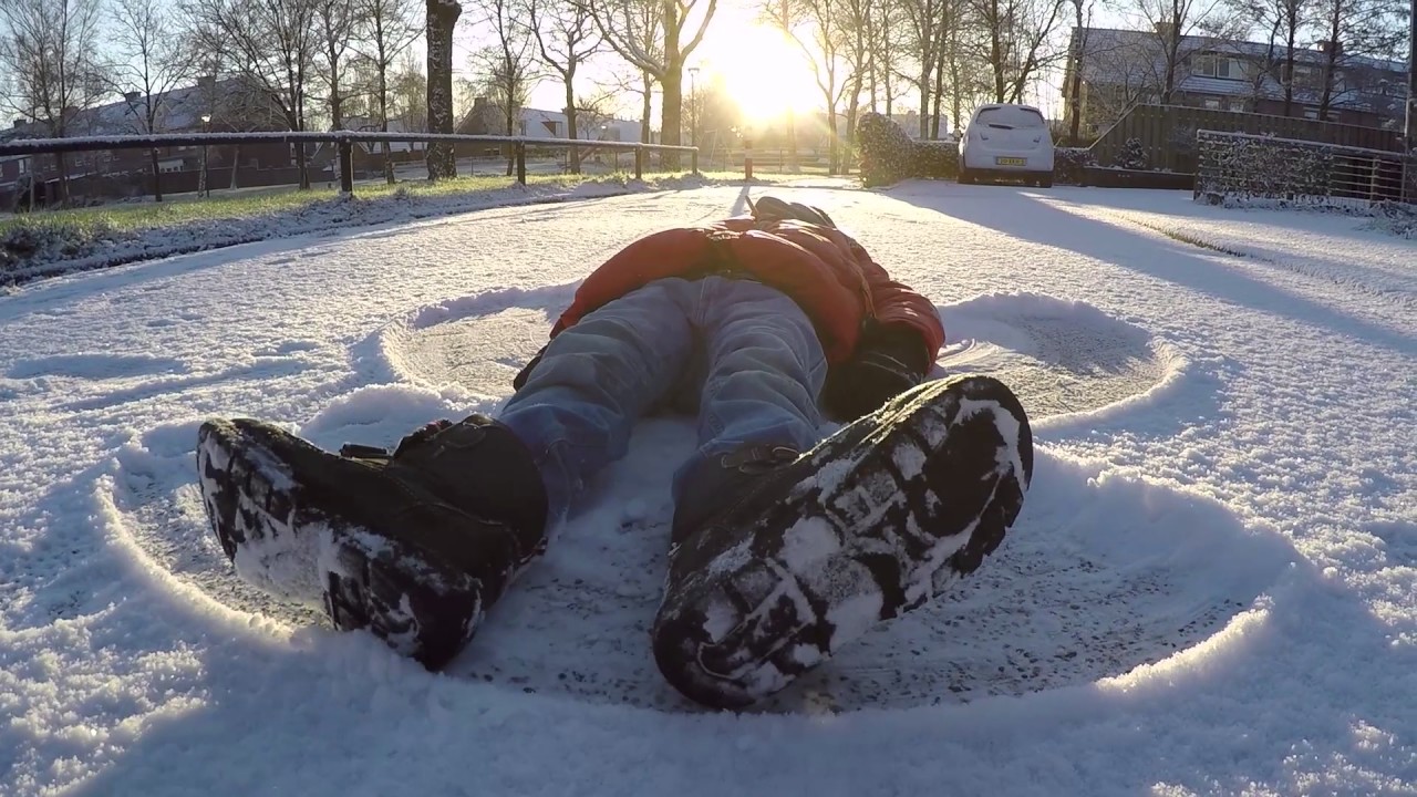 Maak een sneeuwengel - OERRR